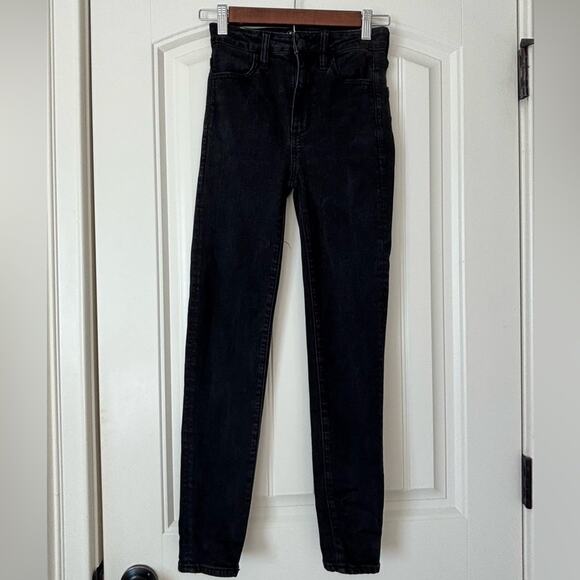 American Eagle Outfitters Black Super high rise super stretch jegging - Picture 1 of 16